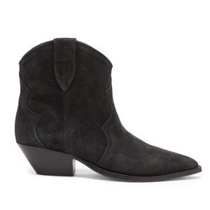 ISABEL MARANT Dewina Suede Western Ankle Boots